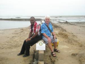 Rotarian Rick in Anyako